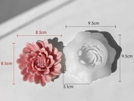 Molde silicona flor PEONIA 